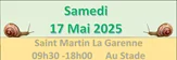 17 mai - Salon du jardinier 2025
