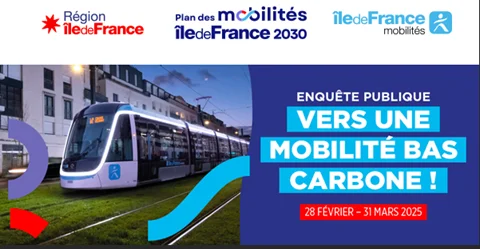 28 février-31 mars : Enquête publique Ile de France Mobilités