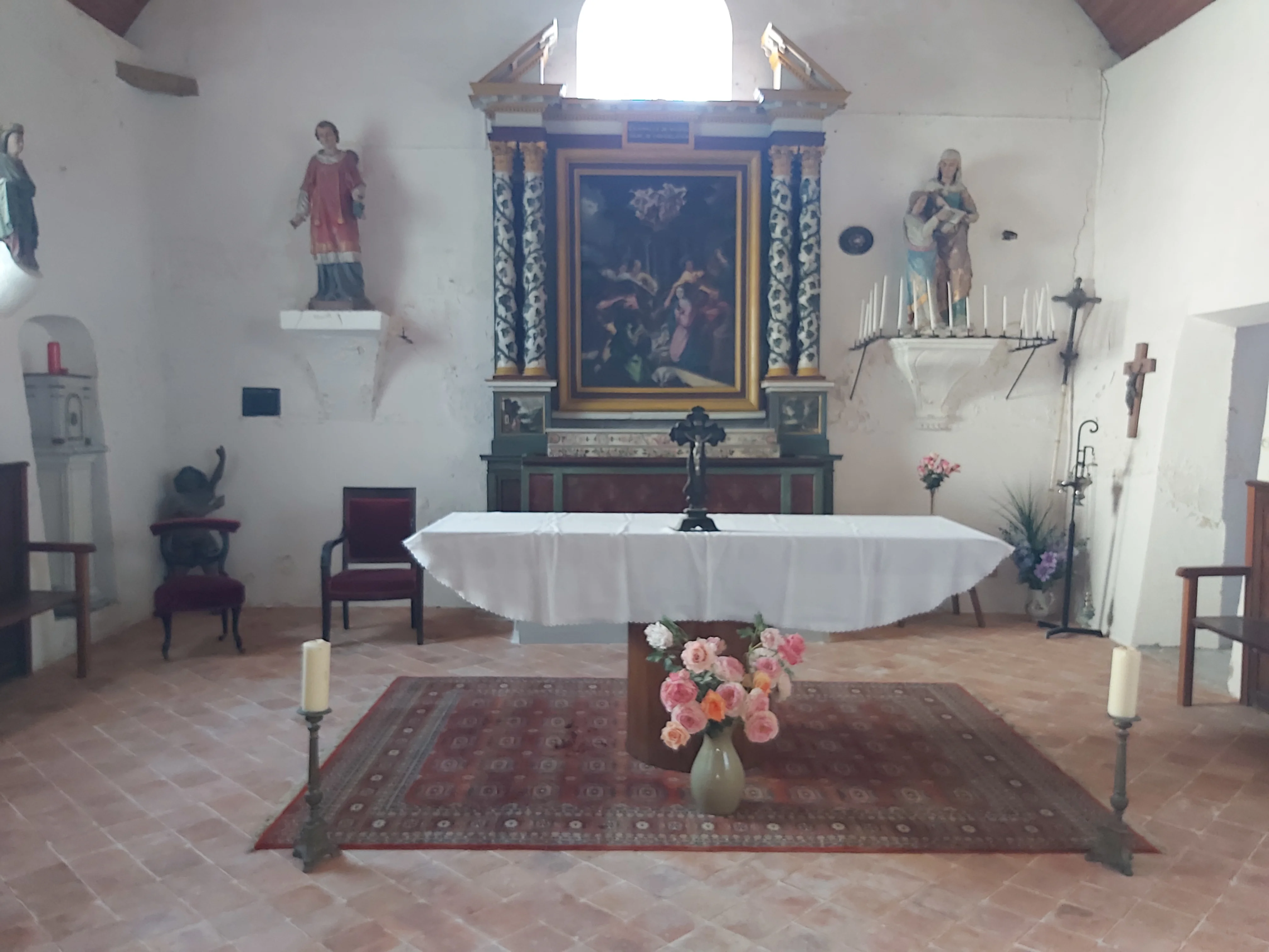 Inauguration retable chapelle Sainte-Anne 01/02/2025